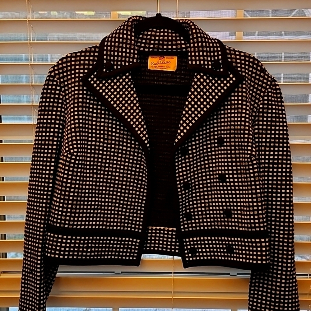Vintage 50's Cadillac Buttoned Wool Jacket sz 12
